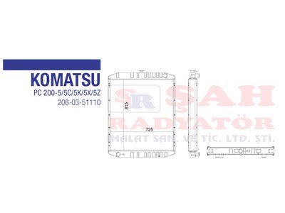 KOMATSU 206-03-51110